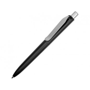 Ручка пластиковая шариковая Prodir DS8 PSP-75, черный с логотипом