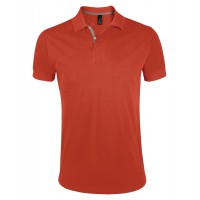 Рубашка поло мужская PORTLAND MEN 200 оранжевая, размер L