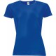 Футболка женская SPORTY WOMEN 140 ярко-синяя, размер XL