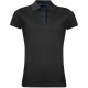 Рубашка поло женская PERFORMER WOMEN 180 черная, размер XXL
