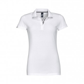 Купить Рубашка поло PATRIOT WOMEN белая с черным, размер M