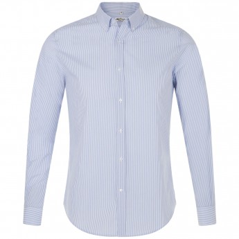 Купить Рубашка мужская BEVERLY MEN, белая с синим, размер S