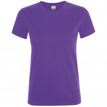 Купить Футболка женская REGENT WOMEN темно-фиолетовая, размер XL