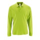Рубашка поло мужская с длинным рукавом PERFECT LSL MEN зеленое яблоко, размер 3XL