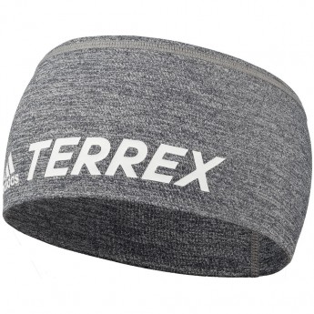 Купить Спортивная повязка на голову Terrex Trail, серый меланж, размер 60