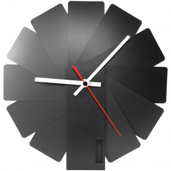 Купить Часы настенные Transformer Clock. Black & Black
