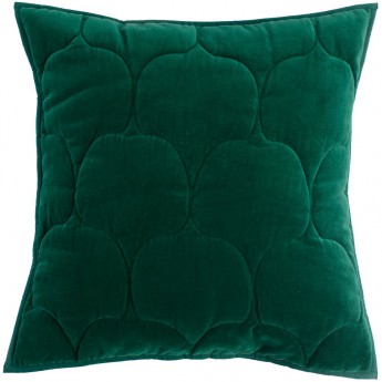 Купить Чехол на подушку бархатный «Хвойное утро», зеленый