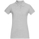 Рубашка поло женская Virma Premium Lady, серый меланж, размер XL