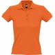 Рубашка поло женская PEOPLE 210 оранжевая, размер S