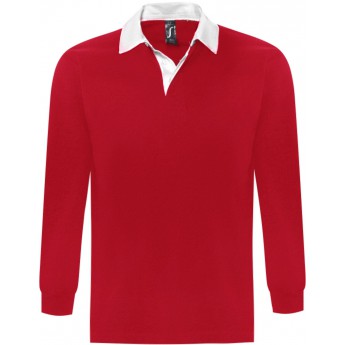 Купить Рубашка поло мужская с длинным рукавом PACK 280 красная, размер XL