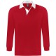 Рубашка поло мужская с длинным рукавом PACK 280 красная, размер XL