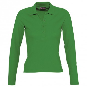 Купить Рубашка поло женская PODIUM ярко-зеленая, размер L