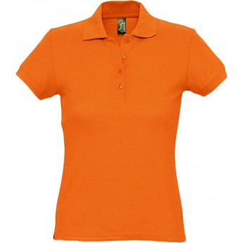 Купить Рубашка поло женская PASSION 170 оранжевая, размер M
