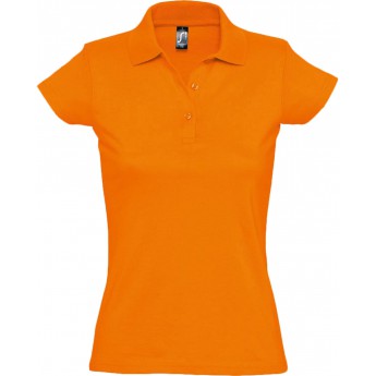 Купить Рубашка поло женская Prescott women 170 оранжевая, размер L