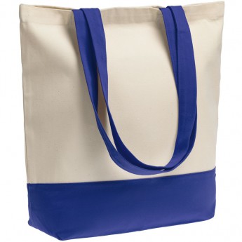 Купить Холщовая сумка Shopaholic, ярко-синяя