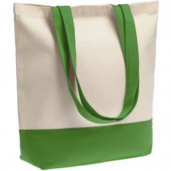 Купить Холщовая сумка Shopaholic, ярко-зеленая