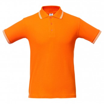 Купить Рубашка поло Virma Stripes, оранжевая, размер L