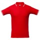 Рубашка поло Virma Stripes, красная, размер S