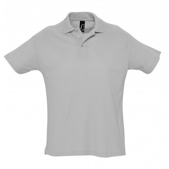 Купить Рубашка поло мужская SUMMER 170 серый меланж, размер L