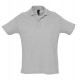Рубашка поло мужская SUMMER 170 серый меланж, размер XXL