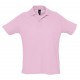 Рубашка поло мужская SUMMER 170 розовая, размер L