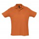 Рубашка поло мужская SUMMER 170 оранжевая, размер L