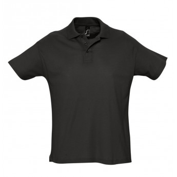 Купить Рубашка поло мужская SUMMER 170 черная, размер XXL