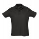 Рубашка поло мужская SUMMER 170 черная, размер XL