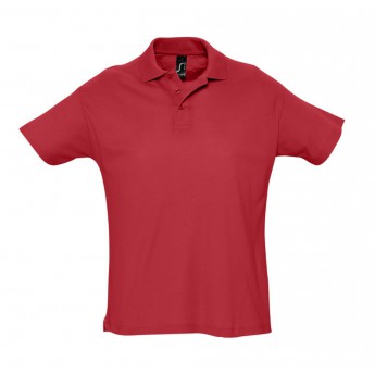 Купить Рубашка поло мужская SUMMER 170 красная, размер S