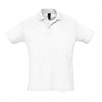 Купить Рубашка поло мужская SUMMER 170 белая, размер S