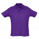 Рубашка поло мужская SUMMER 170 темно-фиолетовая, размер XL