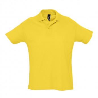 Купить Рубашка поло мужская SUMMER 170 желтая, размер S