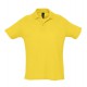 Рубашка поло мужская SUMMER 170 желтая, размер XXL
