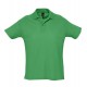 Рубашка поло мужская SUMMER 170 ярко-зеленая, размер L