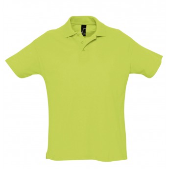 Купить Рубашка поло мужская SUMMER 170 зеленое яблоко, размер XL