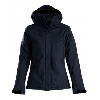 Купить Куртка софтшелл женская Skeleton Lady темно-синяя, размер XL