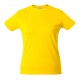 Футболка женская HEAVY LADY желтая, размер M