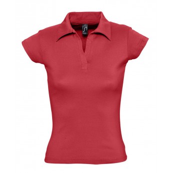 Купить Рубашка поло женская без пуговиц PRETTY 220 красная, размер L