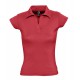 Рубашка поло женская без пуговиц PRETTY 220 красная, размер L