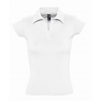 Купить Рубашка поло женская без пуговиц PRETTY 220 белая, размер L