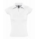 Рубашка поло женская без пуговиц PRETTY 220 белая, размер L