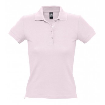 Купить Рубашка поло женская PEOPLE 210 нежно-розовая, размер XXL