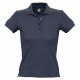 Рубашка поло женская PEOPLE 210 темно-синяя (navy), размер S
