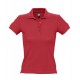 Рубашка поло женская PEOPLE 210 красная, размер XL