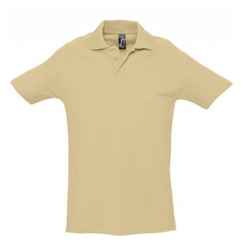 Купить Рубашка поло мужская SPRING 210 бежевая, размер XL