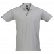 Рубашка поло мужская SPRING 210 серый меланж, размер XXL