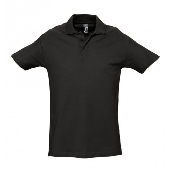 Купить Рубашка поло мужская SPRING 210 черная, размер XXL