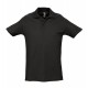 Рубашка поло мужская SPRING 210 черная, размер S