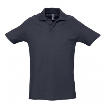 Купить Рубашка поло мужская SPRING 210 темно-синяя (navy), размер L