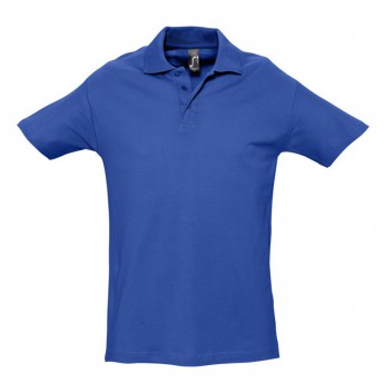 Купить Рубашка поло мужская SPRING 210 ярко-синяя (royal), размер S